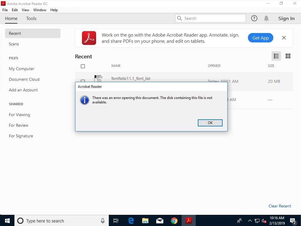 adobe acrobat reader dc exe file download